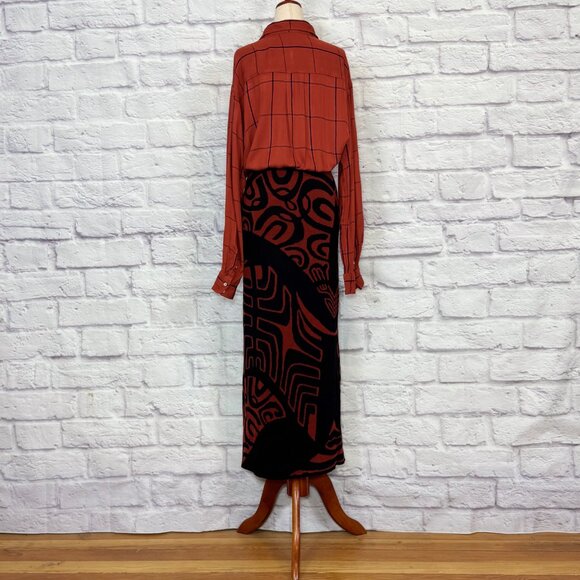 Stylus Windowpane Button Down Shirt - Picture 6 of 9